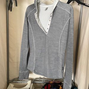 Prana Sweater with Hood and Thumb Holes